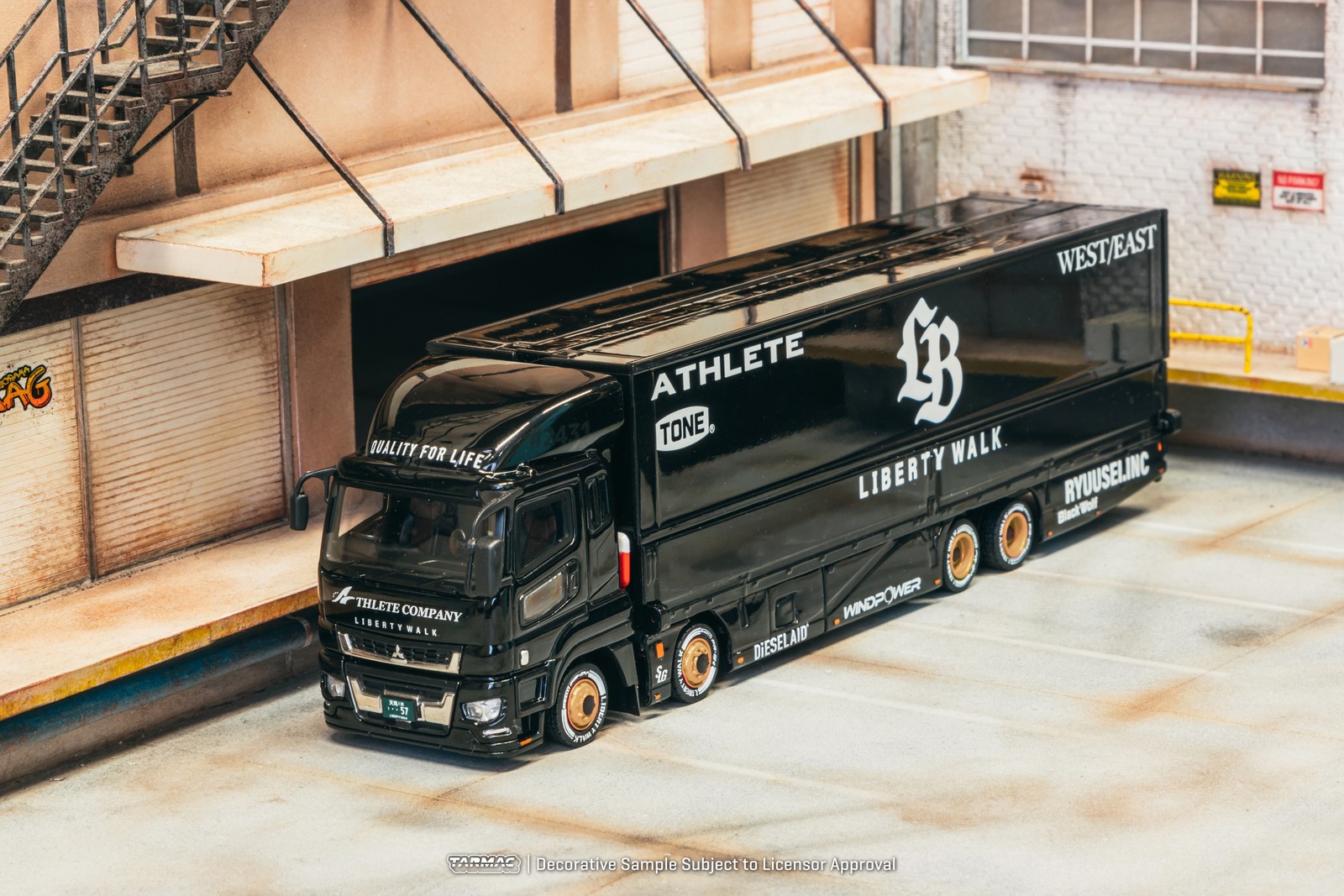 新品 1/64 Tarmac Works 三菱 ふそう Super Great Tarmac Works Truck 64 Mitsubishi Fuso Super Great GULF