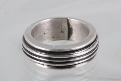 STERLING SILVER SPINNER BAND RING 925 MEXICO 4492