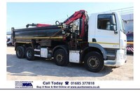 2016 - 16 - DAF CF 370 8X4 32TON TIPPER C/W PALFINGER EPSILON 20M CRANE & GRAB