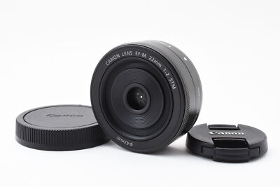 Canon EF-M 22mm f/2 STM Lens for EOS M EF-M Black From Japan [Exc+++] #2254529A