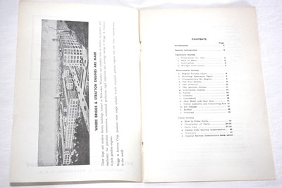 Briggs & Stratton Model B series Operating & Maintenance Manual & Illust. Parts