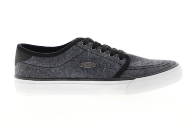 

Lugz Rivington Мужские Черные Холстовые Низкие Кроссовки На Шнуровке Образ Жизни Обувь 6.5, Черный, Lugz Rivington