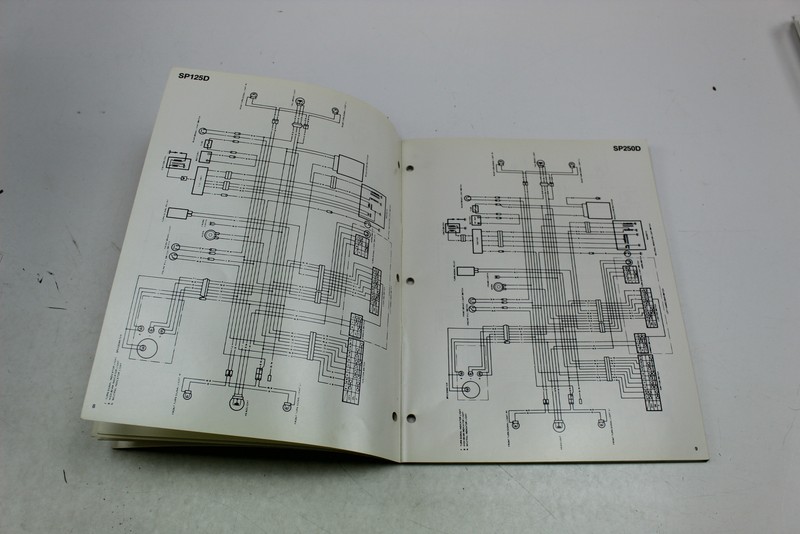 1983 SUZUKI WIRING DIAGRAMS OEM MANUAL 99923-13831 | eBay