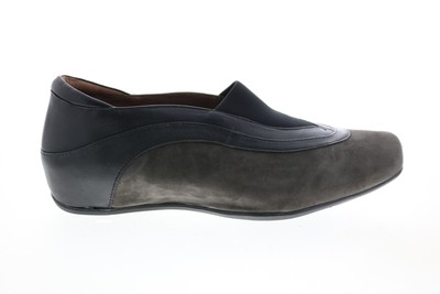 

Earthies Ferro Suede Flat FERRO-DGY Женские серые лоферы на плоской подошве 9.5, Серый, Earthies Ferro Suede Flat