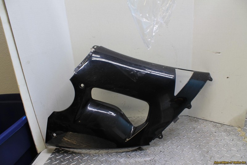 05-06 KAWASAKI NINJA ZX6R LEFT FRONT UPPER NOSE FAIRING COWL