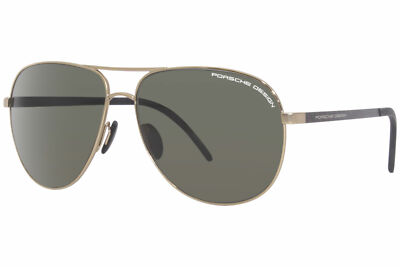 Porsche Design P8651 P/8651 B Gold Polarized Sunglasses 63mm