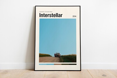 Cornfield Chase  Movie Print  Interstellar Gift  Interst Wall Decor Poster 24x36