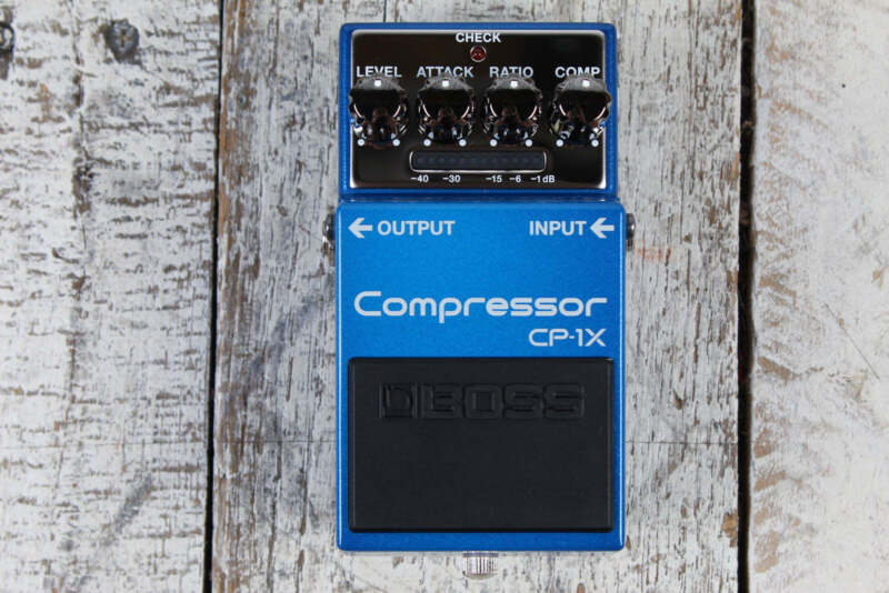Boss Cp-1x Compressor Pedal Electric Guitar Multiband Compressor Effects Pedal