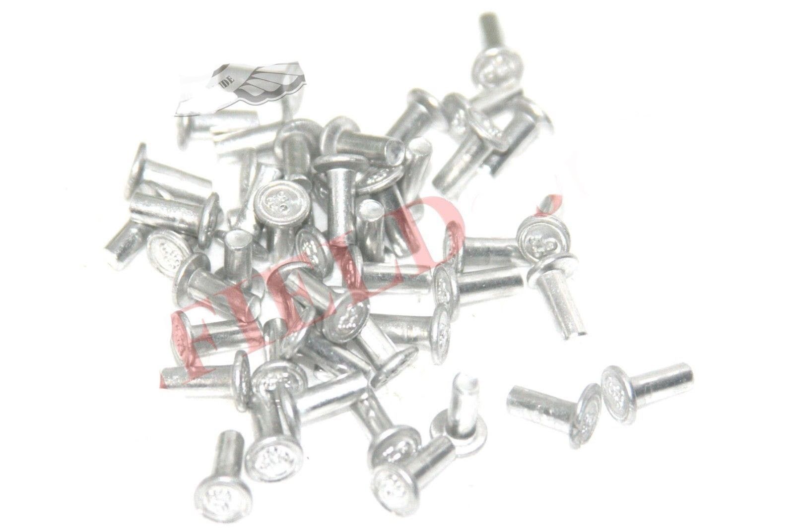 Front Rear Brake Linings Set Of 4 Unit With Rivets Ambassador Morris 
