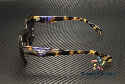 Pre-owned Prada Pr A02s 17n50b Havana Violet Mirror Internal Silver 52mm Womens Sunglasses