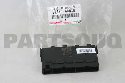 8264160080 Genuine Toyota RELAY, INTEGRATION NO.1 82641