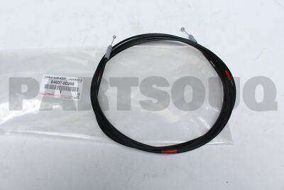646070D200 Genuine Toyota CABLE SUB-ASSY, LUGGAGE DOOR LOCK