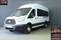 FORD TRANSIT 2.2 TDCI 125BHP L4H3 EXLWB 17 SEAT MINIBUS 2018 68 REG EURO 6+VAT