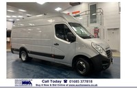 2016 Vauxhall MOVANO R4500 L3H3 CDTI DR R4500 L3H3 2.3CDTI 125PS 4.5 TON RWD LWB