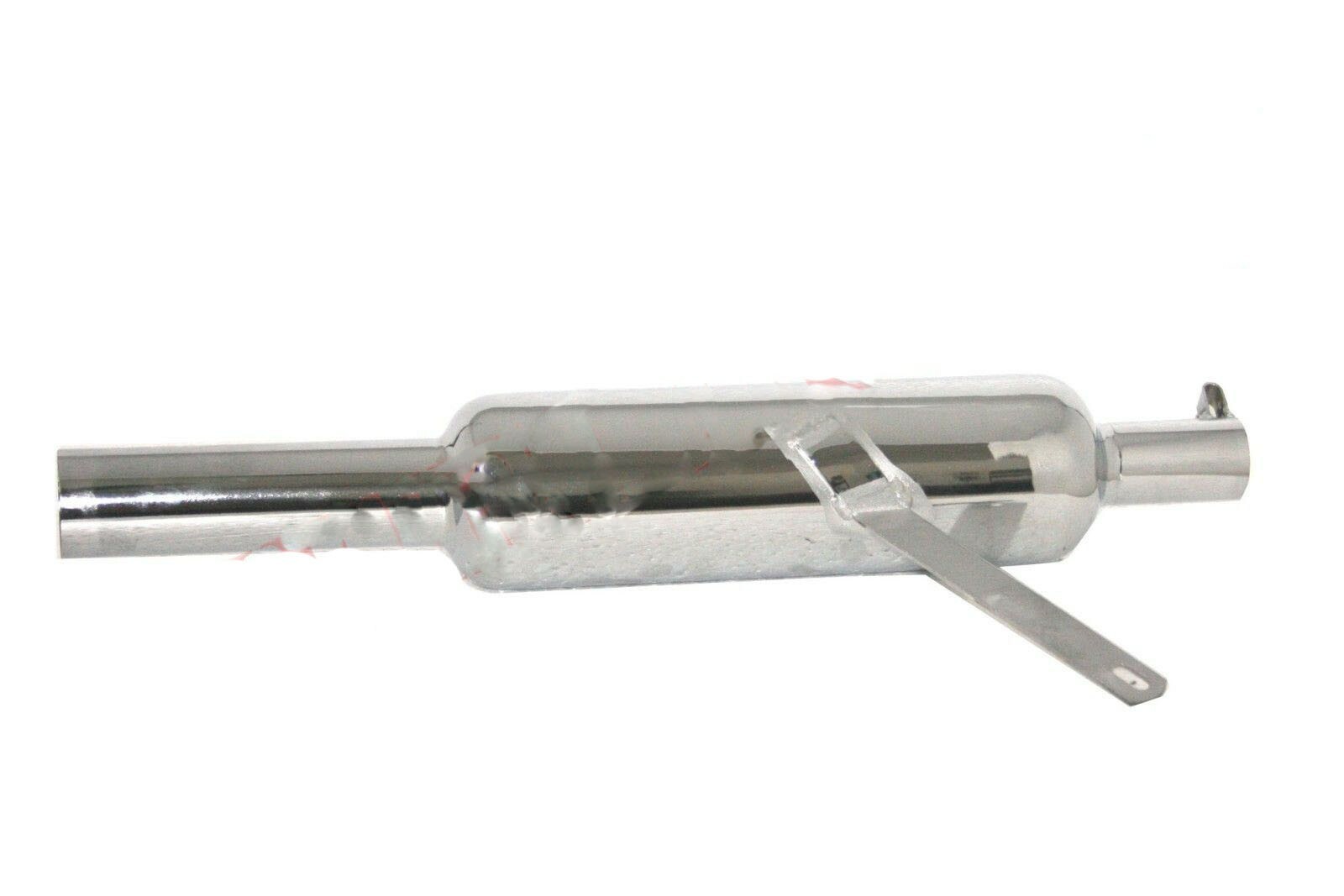 Fits Royal Enfield 350 Early Model Exhaust Silencer Small Chrome Plated