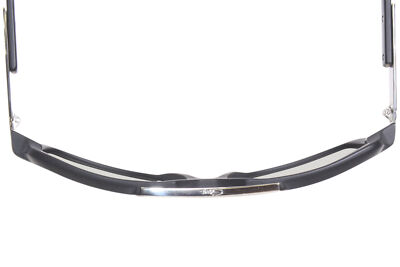 Pre-owned Cazal 8042 002 Sunglasses Men's Black/silver/green Gradient Square Shape 61mm