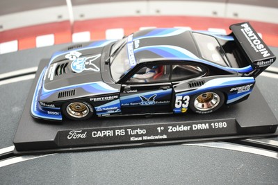 99005 FLY CAR MODELS 1/32 SLOT CARS FORD CAPRI RS TURBO 1 ZOLDER DRM 1980