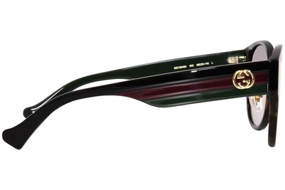 Pre-owned Gucci Gg1304sk 002 Sunglasses Women's Havana/brown Gradient 56mm