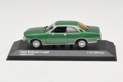 Opel Rekord D Coupe Green Metallic Minichamps 1:43 | 400044022