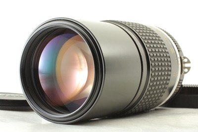[Optic MINT w/Caps] Nikon Ai-s AIS Nikkor 200mm f4 MF Telephoto Lens From JAPAN