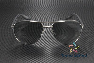 Pre-owned Prada Linea Rossa Ps 51ys 5av07u Mt Black Grey Mir Black 61 Mm Men's Sunglasses In Grey Mirror Black