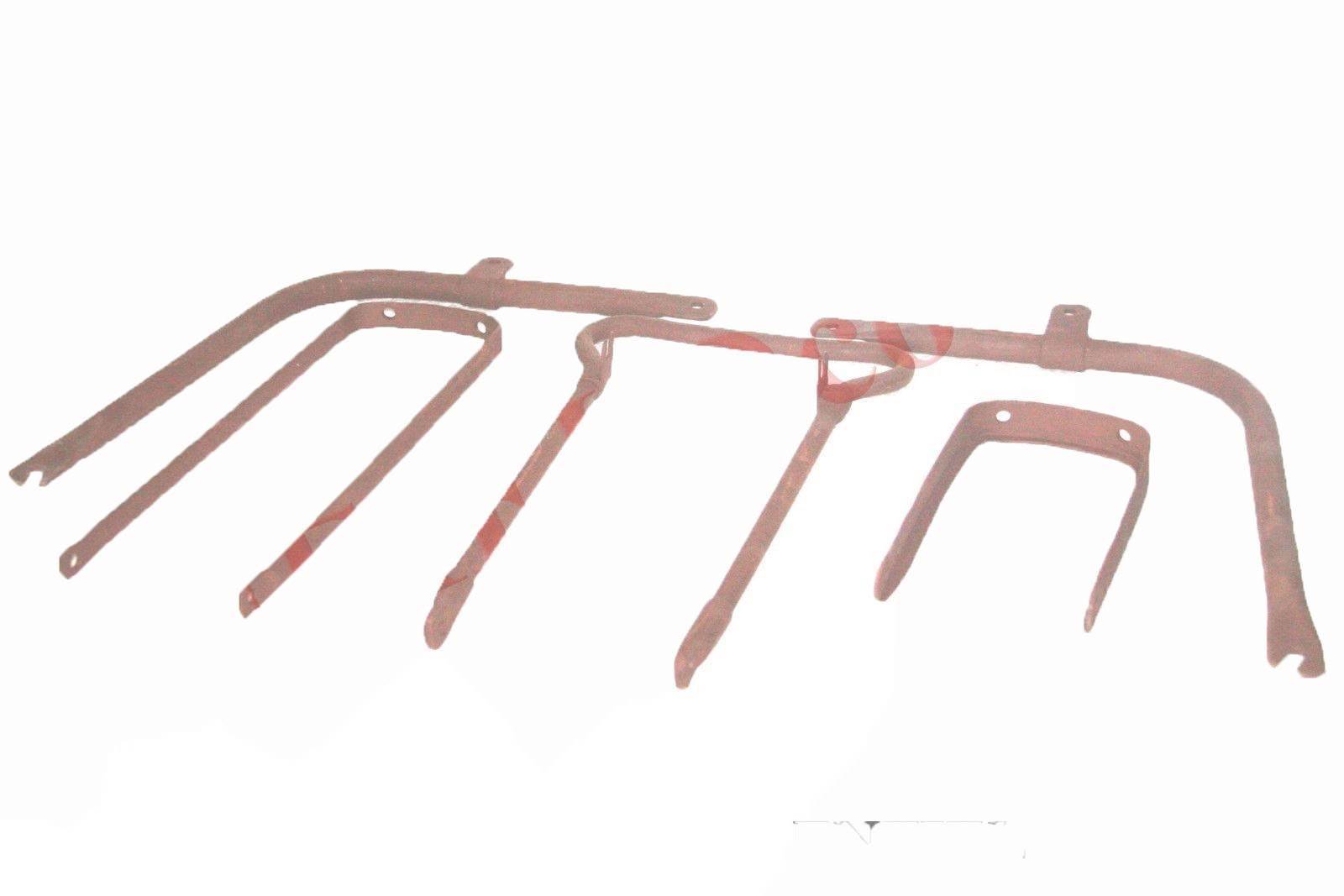 New BSA C12 Front Rear Mudguard Set Stays Holding Brackets Stay Kit 