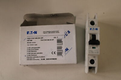 Eaton NSB FAZ-C15/1-NA-DC-SP Miniature Circuit Breakers (MCBs) FAZ 1P 15A 120/24