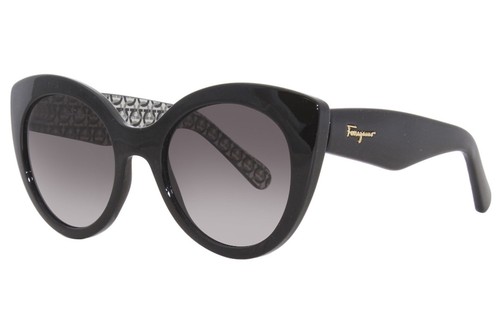 Женские черные солнцезащитные очки Ferragamo 54 мм SF964S-001-54