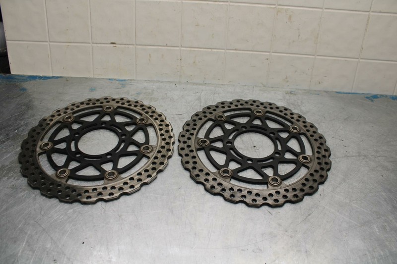 10-13 KAWASAKI Z1000 FRONT LEFT RIGHT BRAKE ROTORS DISCS