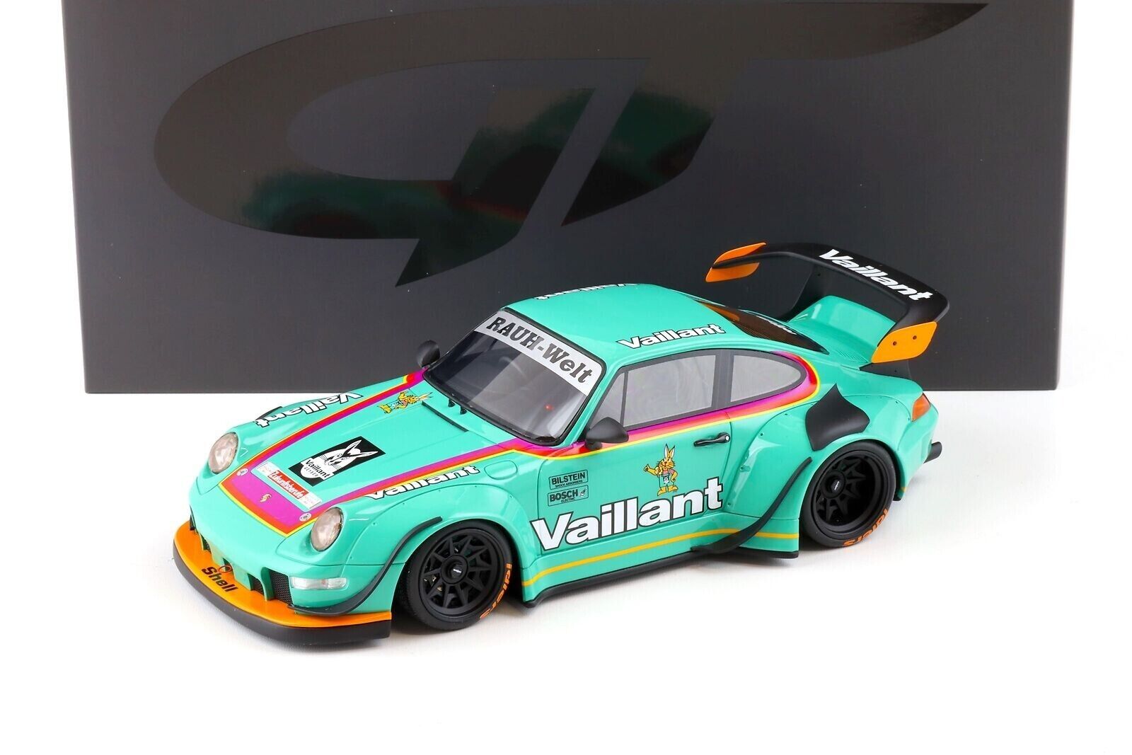 Porsche 911 (993) RWB Vaillant Livery Green 2023 1/18 Scale Porsche 911 (993) RWB Vaillant Livery Green 2023 1/18 Scale