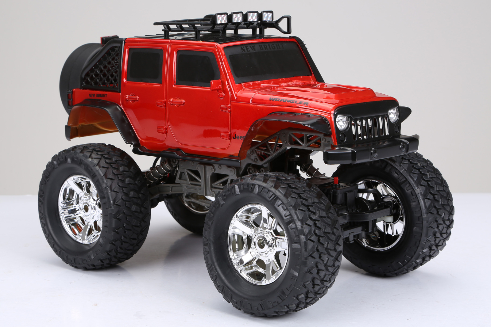 New Bright Rc 1 10 15 Radio Control 4 Door Jeep Pickup Truck