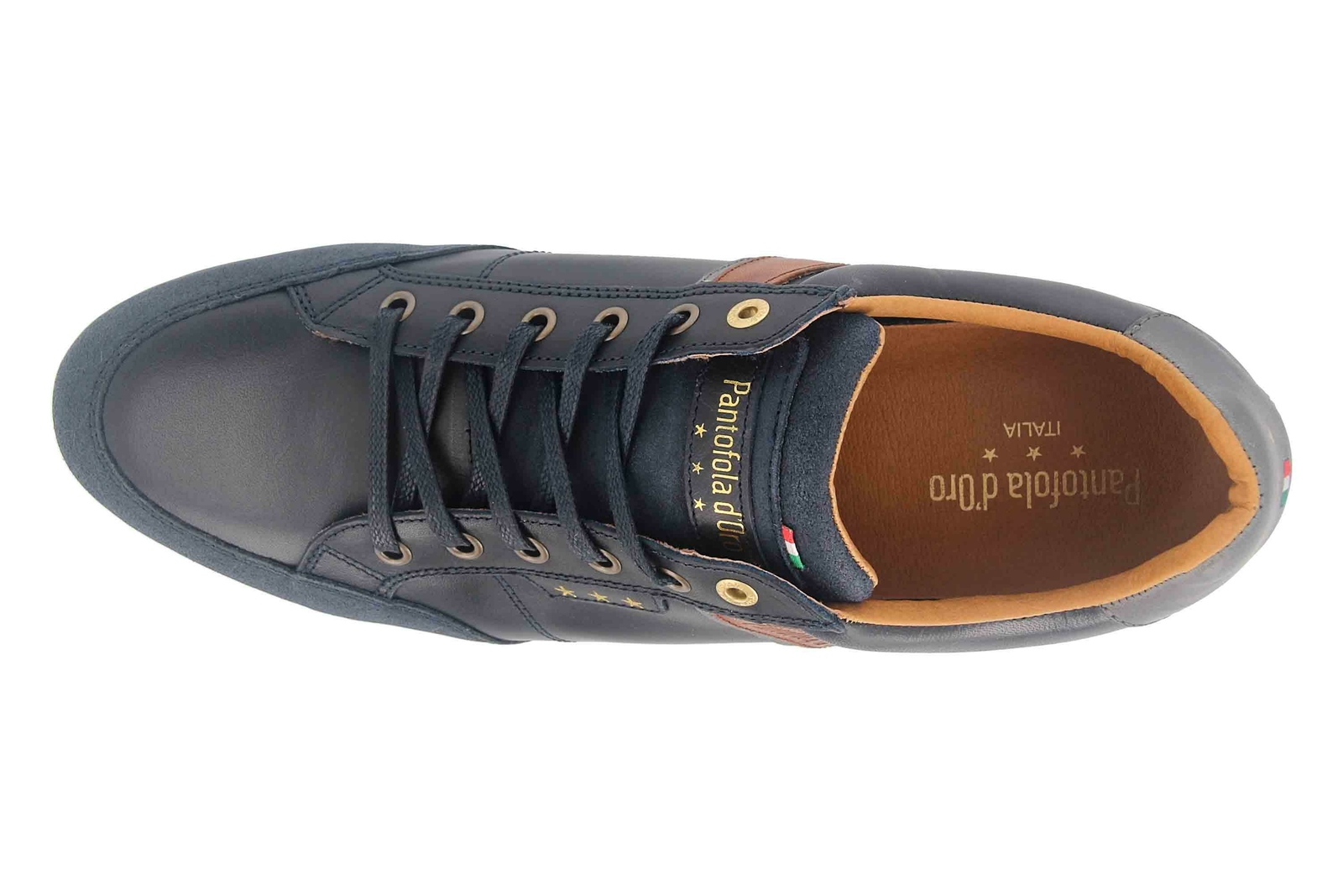 PANTOFOLA D'ORO PANTOFOLA D'ORO SNEAKER ROMA UOMO LOW XL HERRENSCHUHE ÜBERGRÖSSEN BLAU