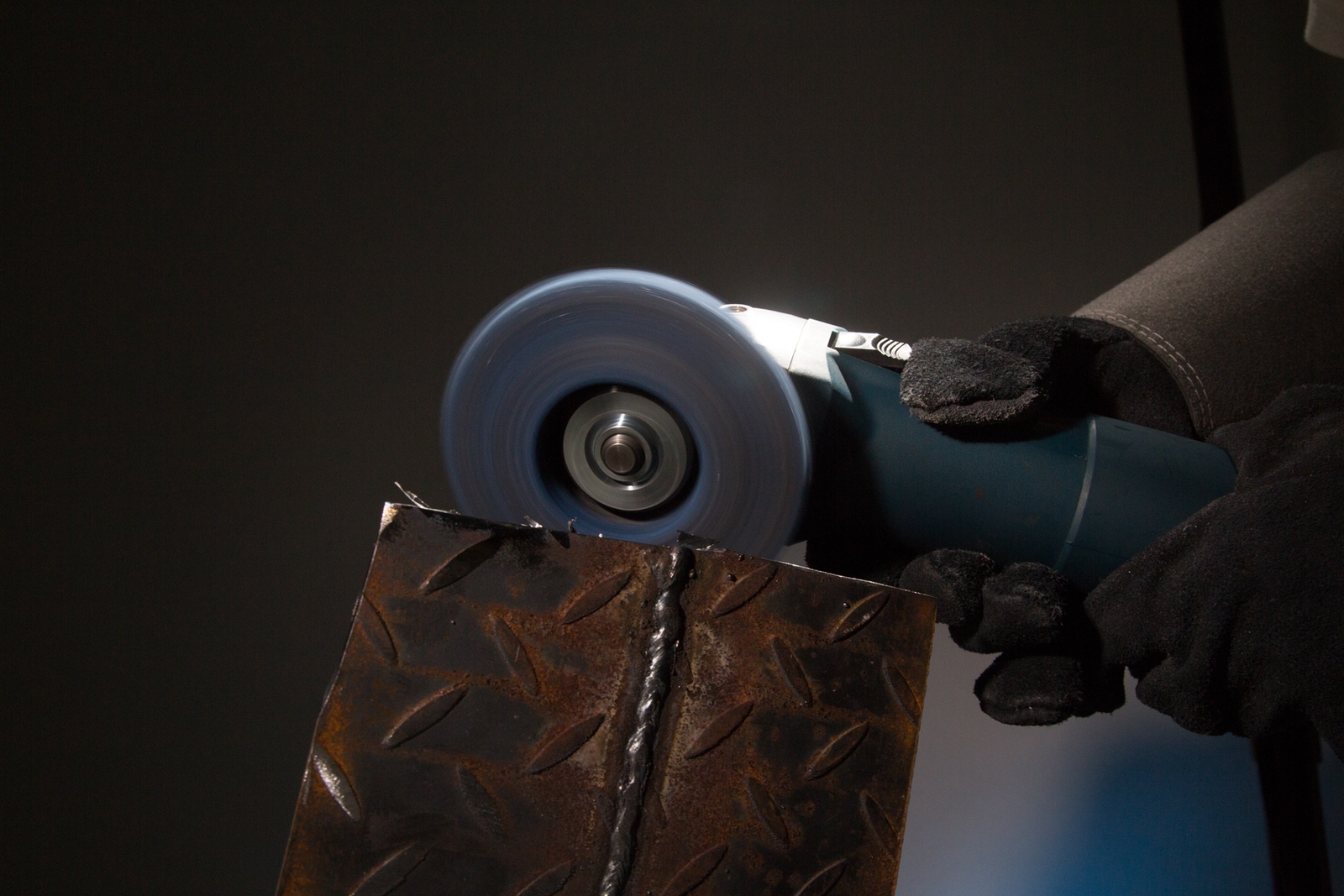 5PCS 4-1/2" x7/8" Blue Poly Strip Clean Disc Paint Stripping Rust Removal Wheels