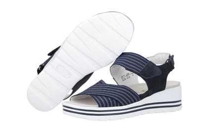 WALDLÄUFER WALDLÄUFER H DAMEN SANDALE - SANDALETTEN BLAU NEU