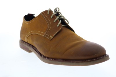 Ben Sherman Birk Plain Toe BNM00022 Мужские коричневые кожаные низкие оксфорды 8