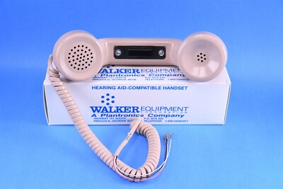 Walker Plantronics PTT Push to Talk Handset Part # WG-10-F