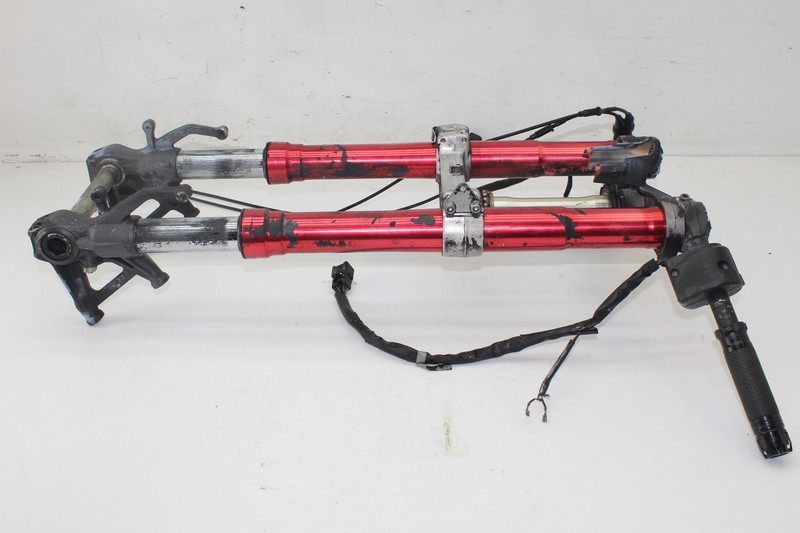 07-08 NINJA ZX6R FRONT END FORKS FORK TRIPLE TREE CLAMP TOP