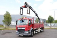 DAF LF 250 HIAB XS 111 BRICK GRAB CRANE DROPSIDE (2015)
