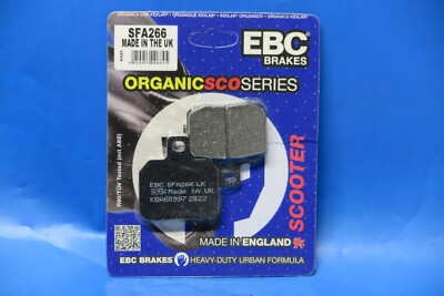 EBC SFA266 Brake pads Fits YAMAHA YP125R XMAX NON ABS Models - 2010 to 2015 Rear