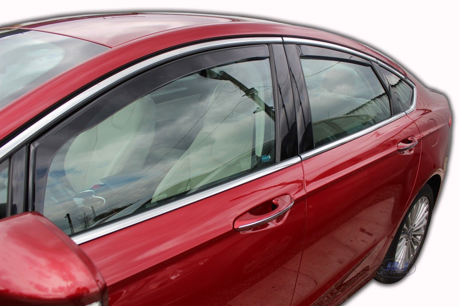 DFO15312 FORD MONDEO mk5 HTB 2015up wind deflectors 4pc TINTED HEKO eBay