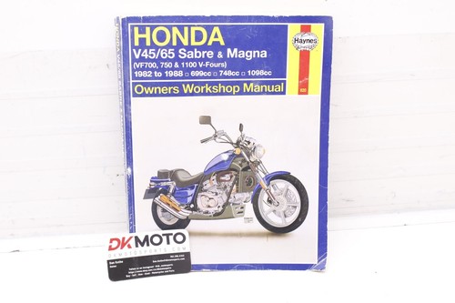 86 HONDA MAGNA 700 VF700C HAYNES 820 SERVICE MANUAL BOOK R1.BX26
