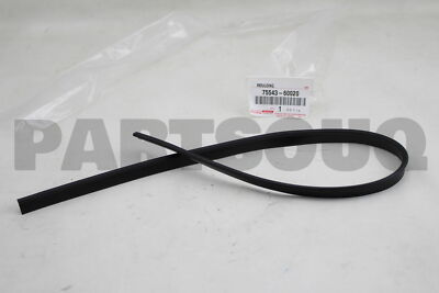 7554360020 Genuine Toyota MOULDING, WINDSHIELD, OUTSIDE NO.2