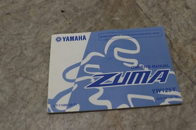 Yamaha Zuma Yw125 Owners Manual 