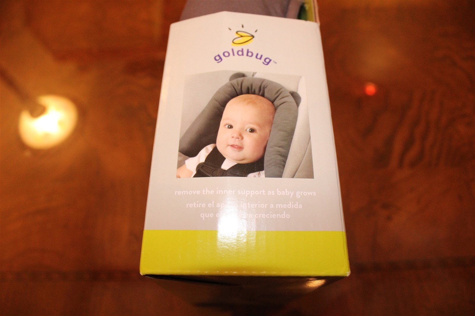 2 in 1 Infant Head Support by Goldbug Comfy Head Support Removal Infant Insert