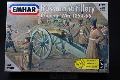 YT047 Emhar 1/72 Model Figurine EM7208 Russian Artillery Crimean War 1854-56