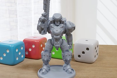 Manned Tank Suit - 3D Printed - Cyberpunk/Sci-Fi - Tabletop Miniature Wargamin