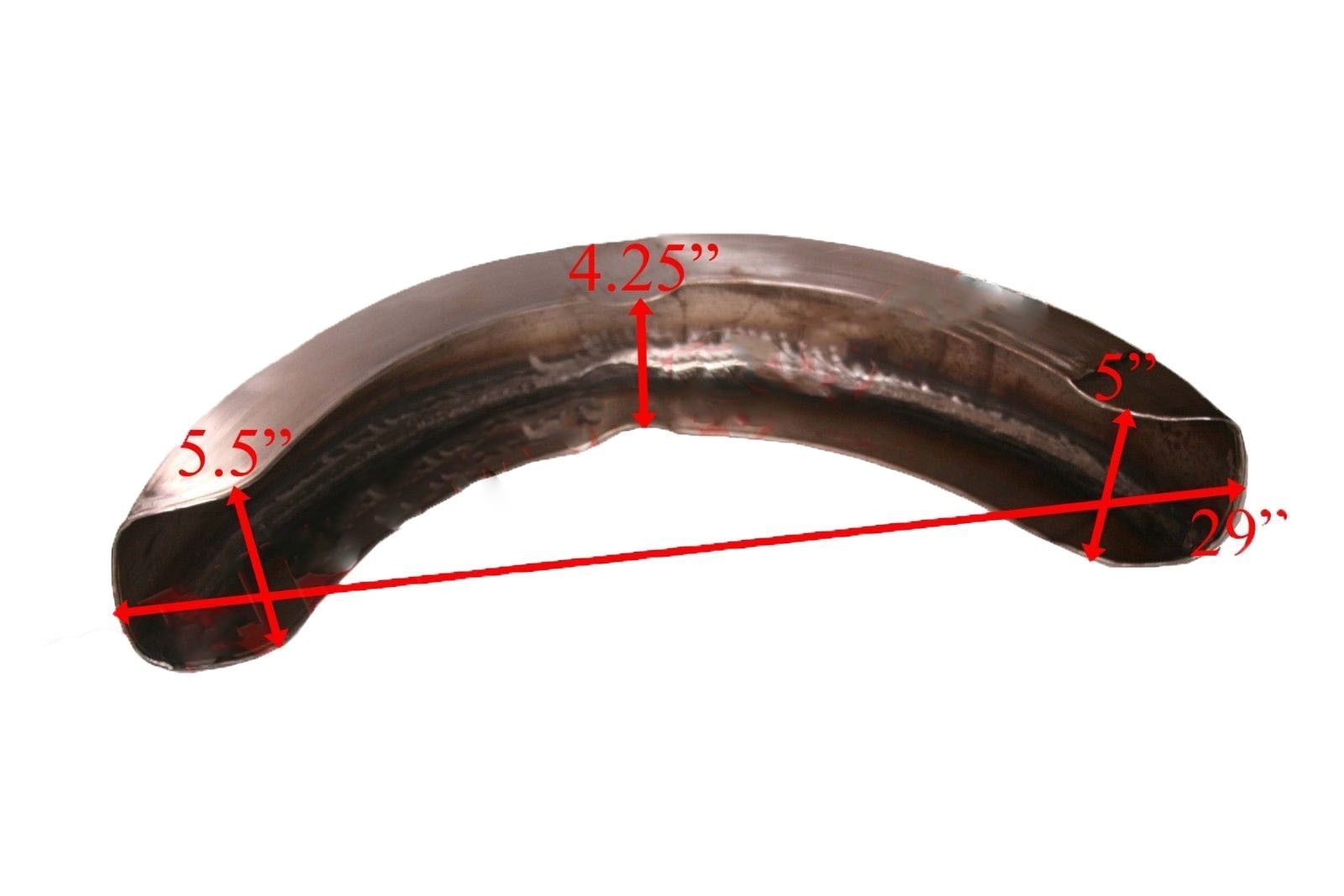 BSA Front & Rear Mudguard Fender Set Raw Bare Metal A7 A10 Swinging Arm  