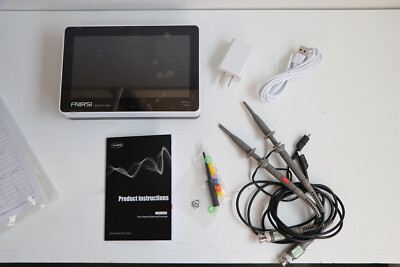 FNIRSI 1013D Mini 7'' Touch Digital Tablet Oscilloscope 2CH 100MHz Bandwidth 1GS