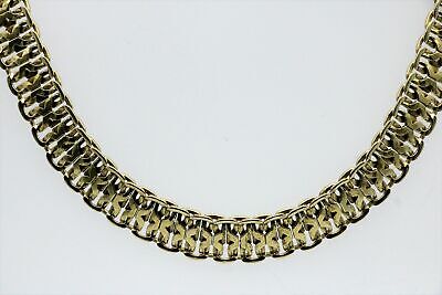 Halskette und Armband aus vergoldetem Tombak