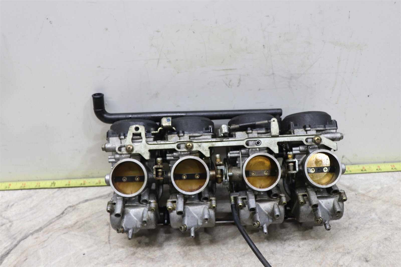 karin9625  7100 1993-2001 Kawasaki Ninja Zx11 Carburetor Carb Rack Set | eBay